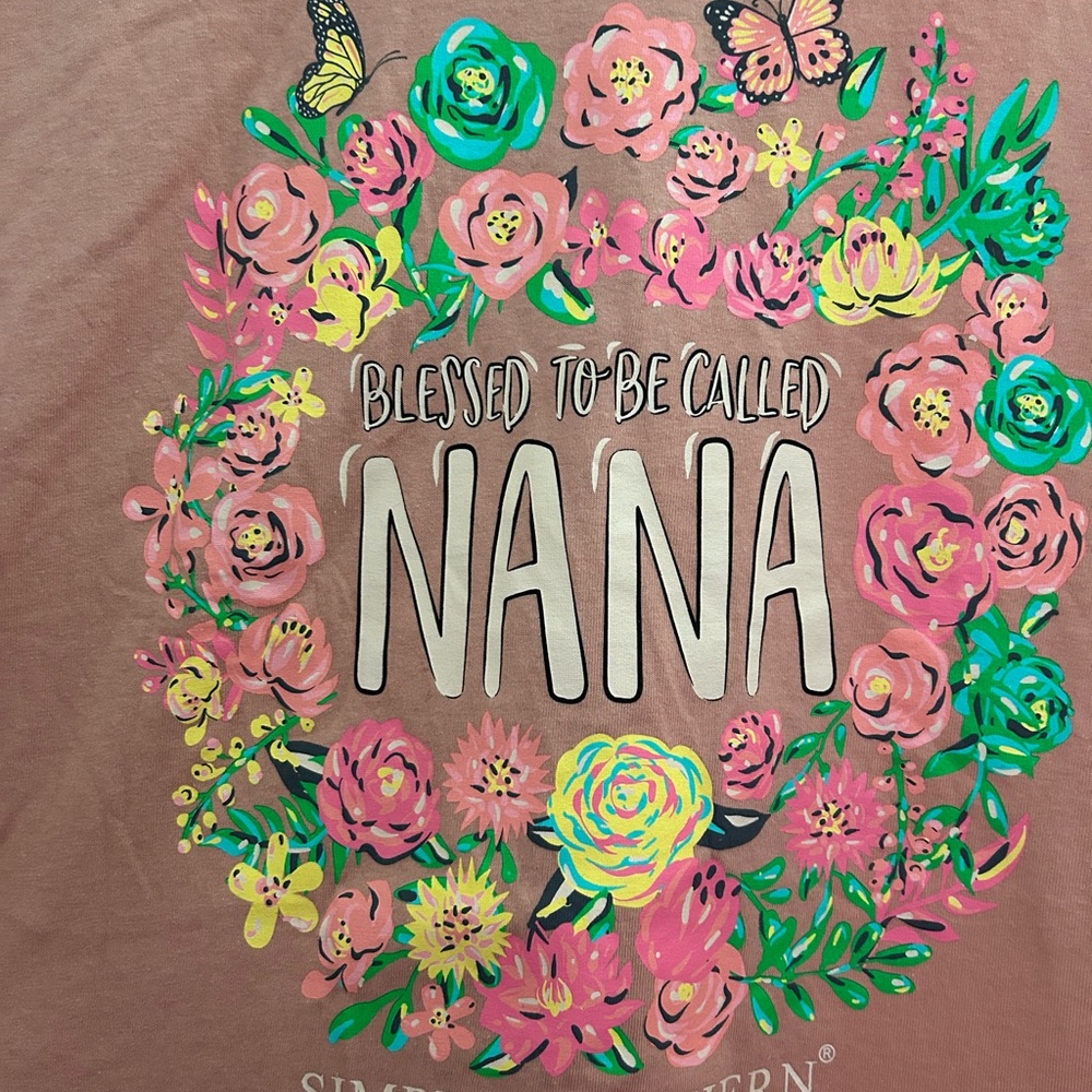 Simply Southern Salmon tee - Nana